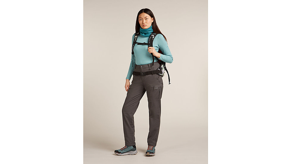 Icebreaker Merino 260 Tech Long Sleeve Crew Thermal Top - Womens, Hydro, Small, IB104387451S