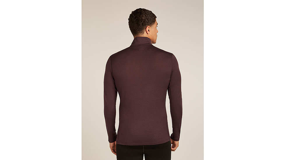 Icebreaker Merino 260 Tech Long Sleeve Half Zip Thermal Top - Mens, Java, Extra Large, IBB043720GWXL