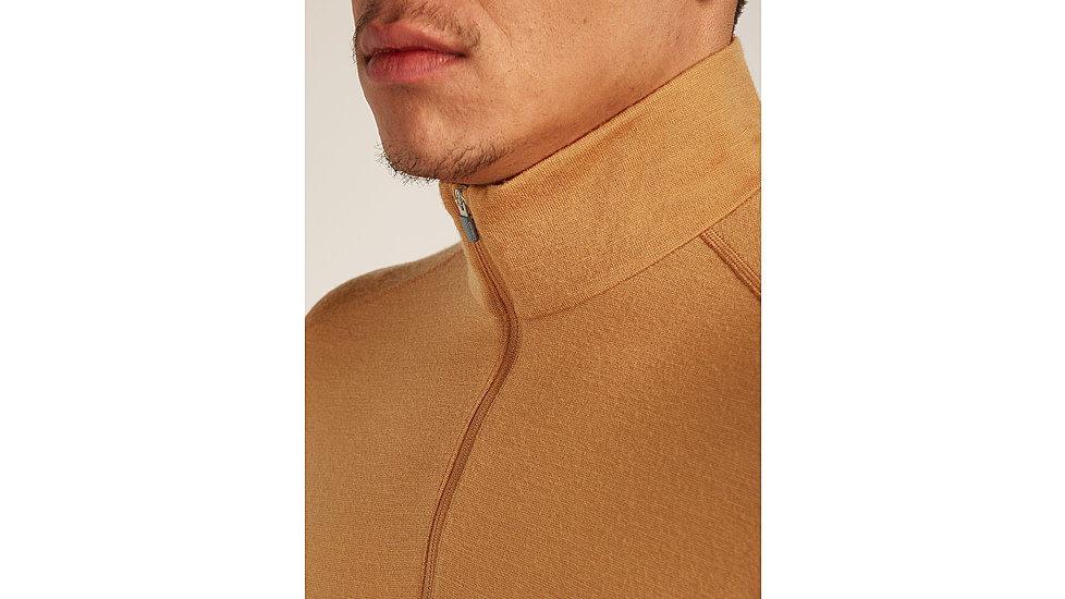 Icebreaker Merino 260 Tech Long Sleeve Half Zip Thermal Top - Mens, Trail, Extra Large, IBB043720GRXL