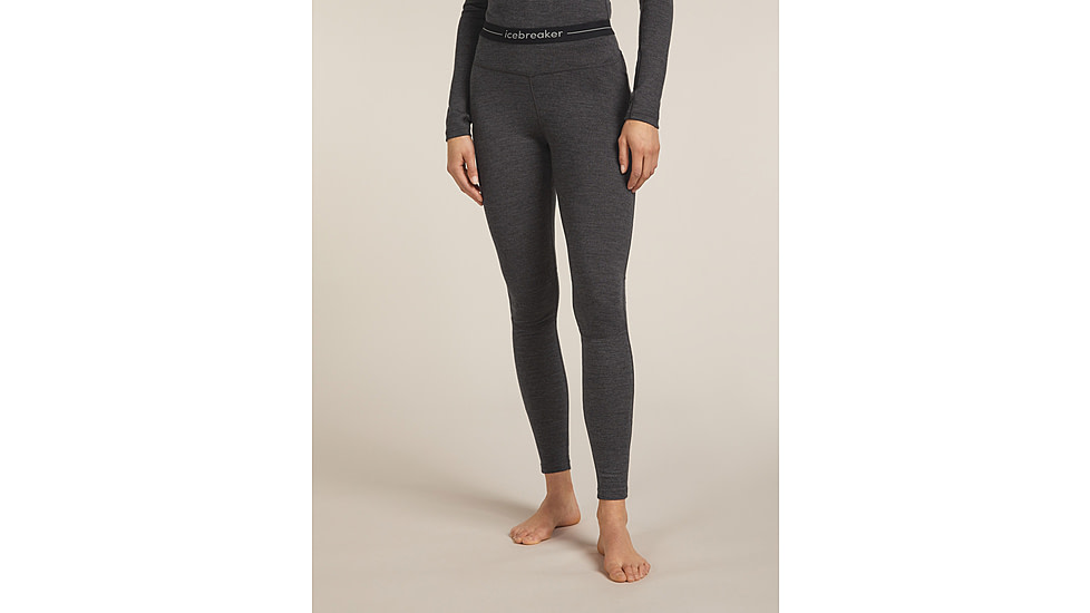 Icebreaker Merino 260 ZoneKnit Leggings - Womens, Jet HTHR, Small, IB0A56HJ011S