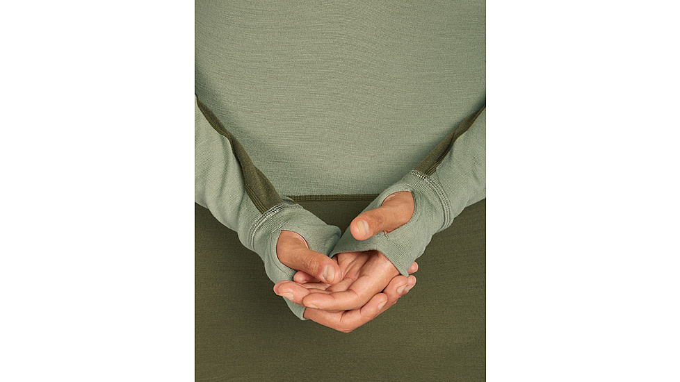 Icebreaker Merino 260 ZoneKnit Long Sleeve Half Zip Thermal Top - Mens, Loden/Lichen/CB, Extra Large, IB0A57CJ0JFXL