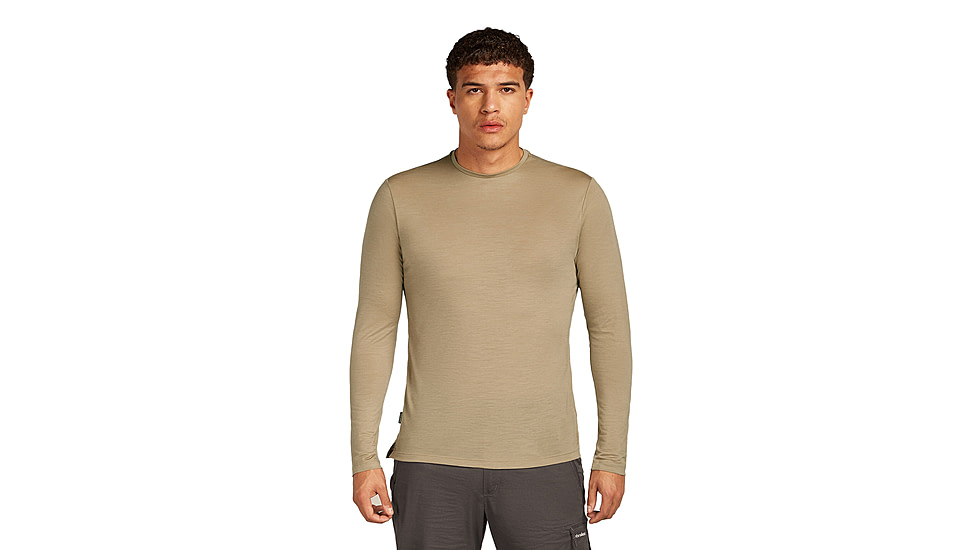 Icebreaker Merino Blend 125 Cool-Lite Sphere Long Sleeve Tee - Mens, Flagstone, Extra Large, IB0A56ZL0GXXL