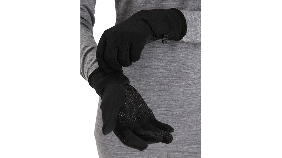 Icebreaker Quantum Gloves, Black, Large, IB104828001L