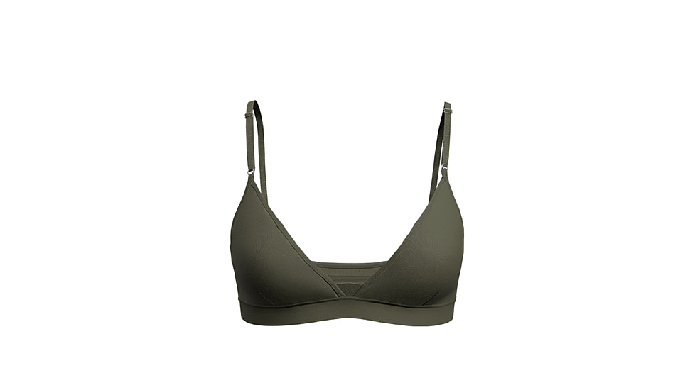 Icebreaker Siren Padded Bra - Women's, Loden, Medium, IB104708069M