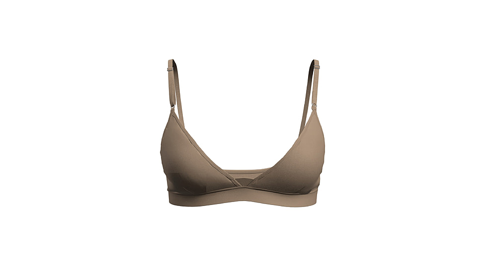 Icebreaker Merino 150 Siren Bra w/ Inserts - Women's, Praline, Large, IB104708347L