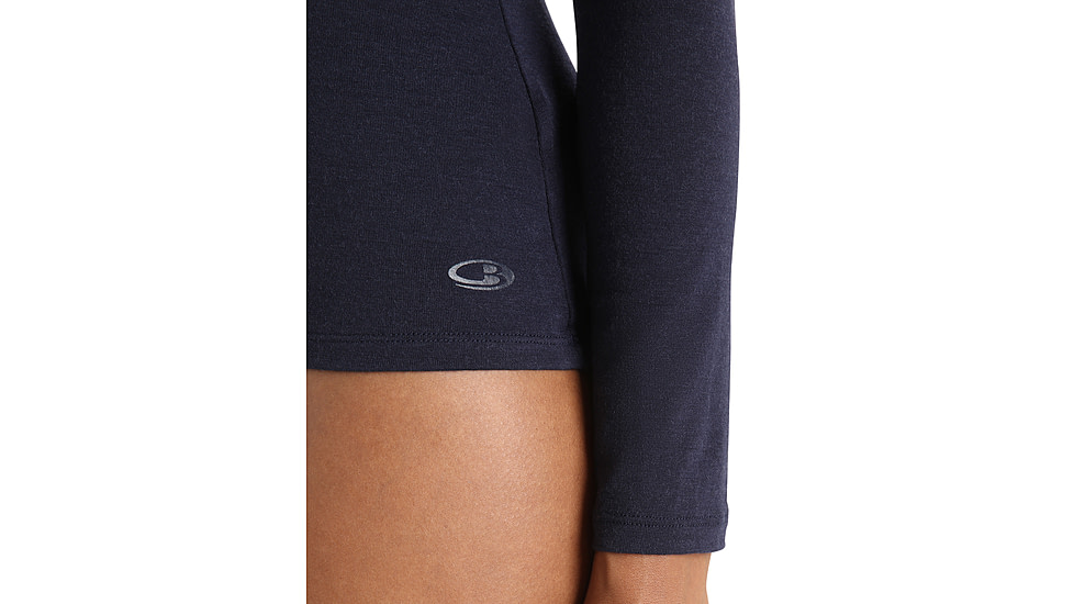Icebreaker Women Merino 150 Siren LS Sweetheart, Midnight Navy, M, IB103194401M