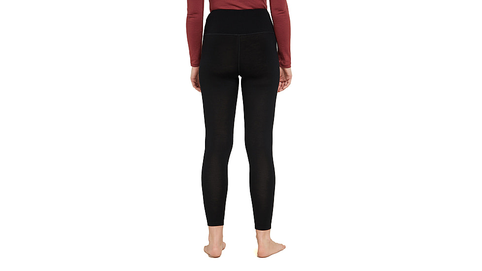 Icebreaker Women Merino 260 Tech High Rise Leggings, Black, XS, IB0A5726001XS