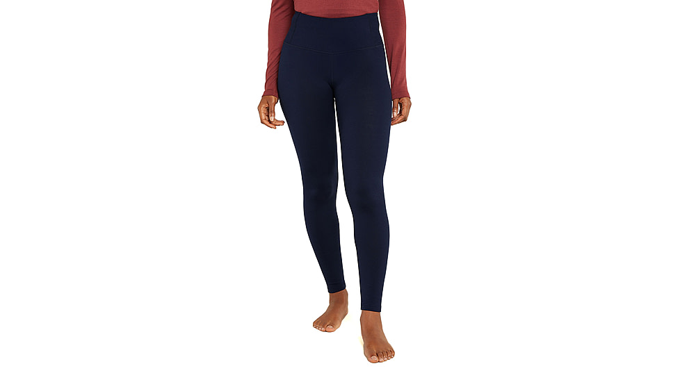 Icebreaker Women Merino 260 Tech High Rise Leggings, Midnight Navy, XS, IB0A5726401XS