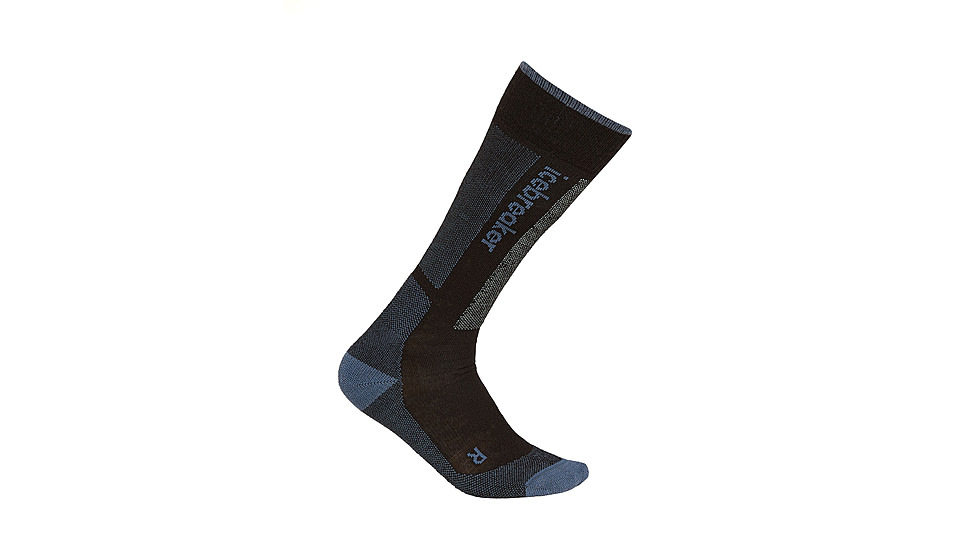 Icebreaker Women Merino Ski+ Light OTC, Black/Dawn/Graphite, L, IB0A573L03QL