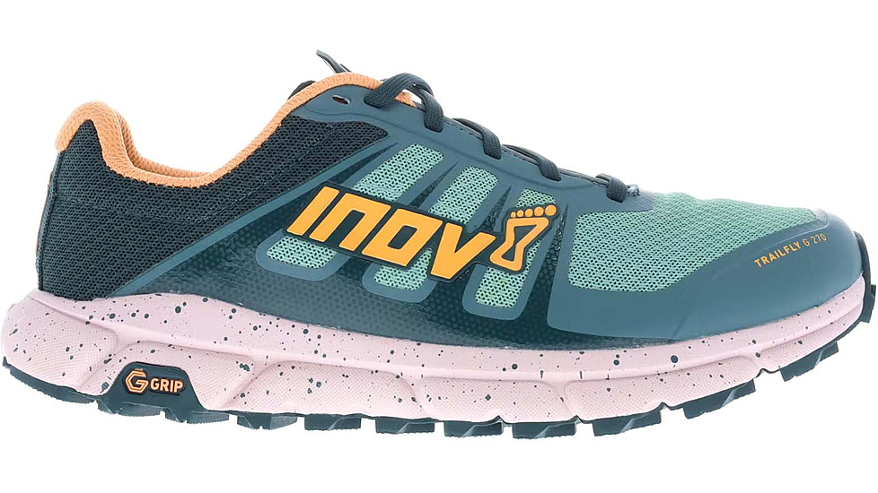 Inov-8 TrailFly G 270 V2 Shoes - Womens, Pine/Peach, 5, 001-066-PIPC-S-01-5