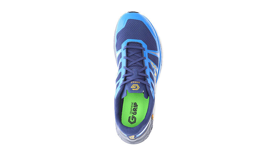 Inov-8 TrailFly Ultra G 300 Max Shoes - Mens, Blue/Grey/Nectar, 9.5, 000977-BLGYNE-S-01-95