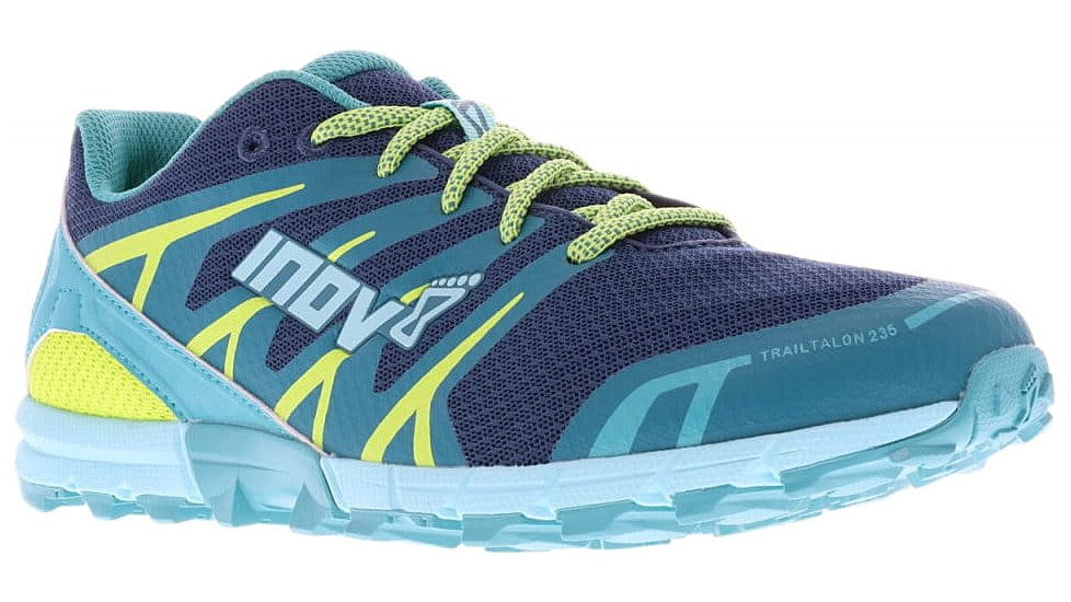 Inov-8 Trailtalon 235 Trail Running Shoes - Womens, Navy/Blue/Yellow, 4.5, 000715-NYBLYW-S-01-7