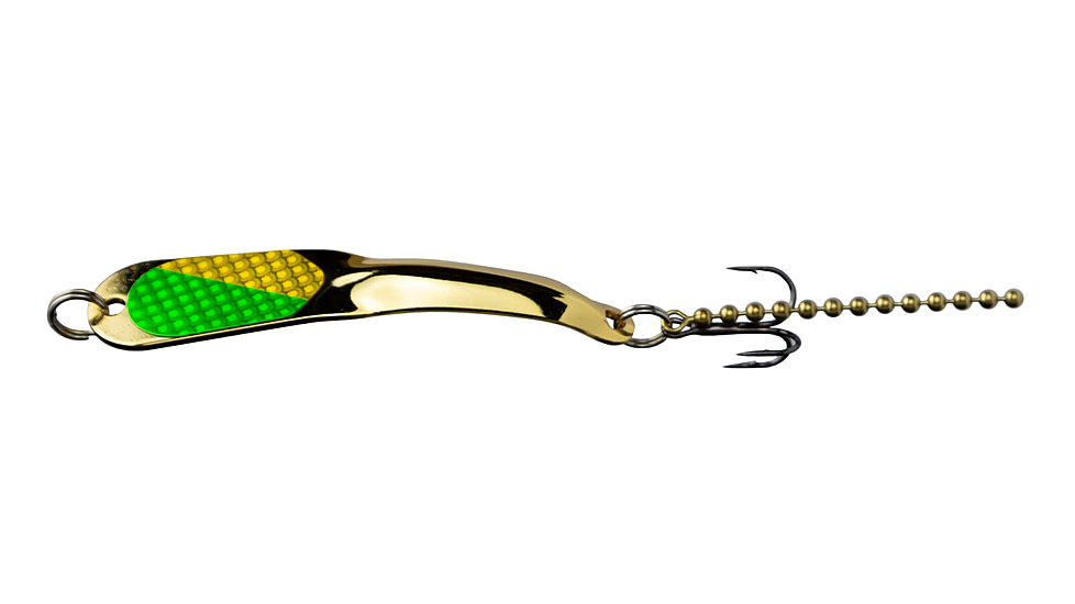 Iron Decoy Steely 4 Lure 3.5, Gold/Yellow Grren, 1/2 oz, Steely 4 FROG