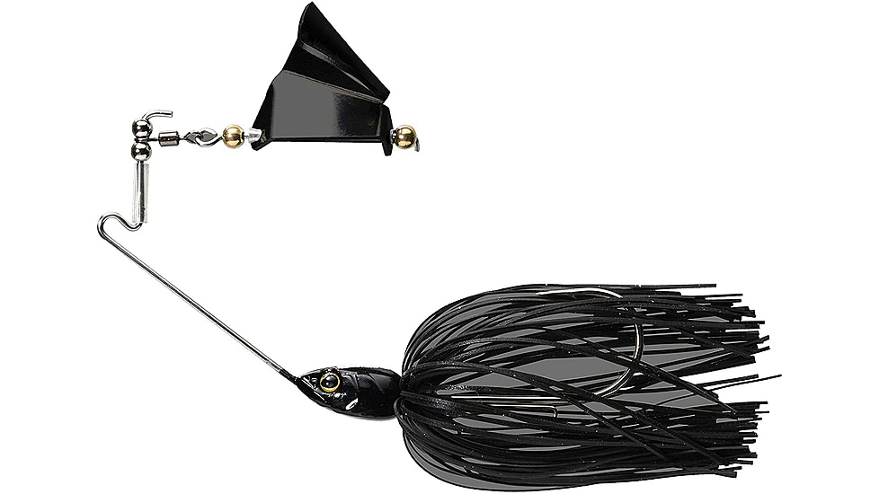 Jackall Lures Jackall Gargle Wire Bait, midnight Black, 3/8oz, JGARG38-MBLK