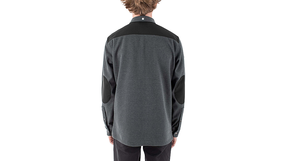 Jetty Mens Maverick Jacshirt, Charcoal, Small, F24MAVE-M42002CHR-S