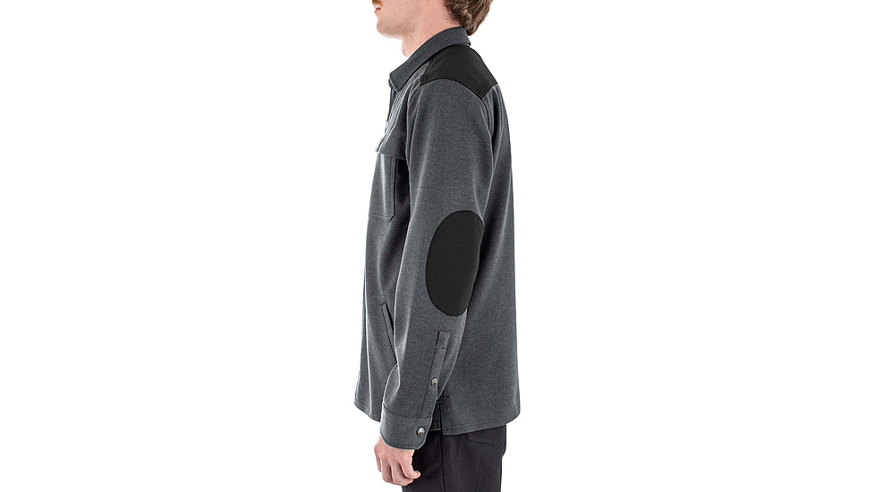 Jetty Mens Maverick Jacshirt, Charcoal, Small, F24MAVE-M42002CHR-S