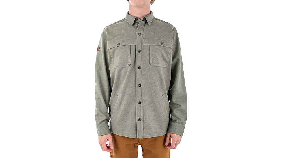 Jetty Mens Maverick Jacshirt, Military Green, Small, F24MAVE-M42002MIL-S