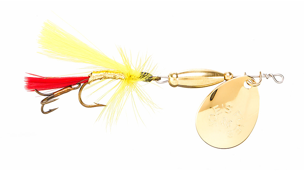 Joes Flies Super Striker Elite In-Line Spinner Fly, Sz 4, 1/4 oz Mellow Yellow, B-4304