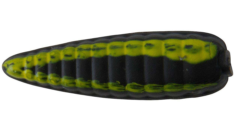 Johnson Beetle Spin Jig, Nickel Blade, 1in, 1/32oz, 4 Pack, Black/Yellow Stripe, 1062245