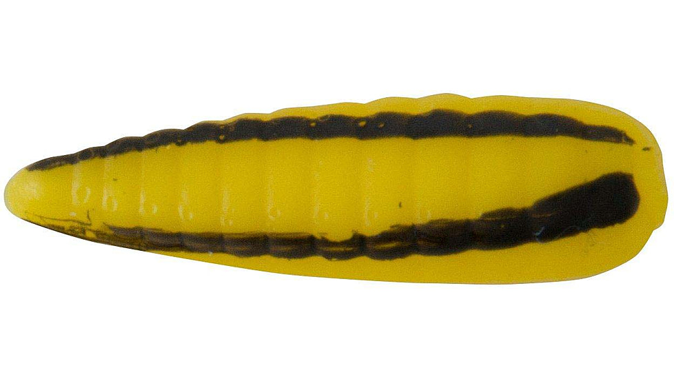 Johnson Beetle Spin Jig, Nickel Blade, 1in, 1/32oz, 4 Pack, Yellow/Black Stripe, 1062253