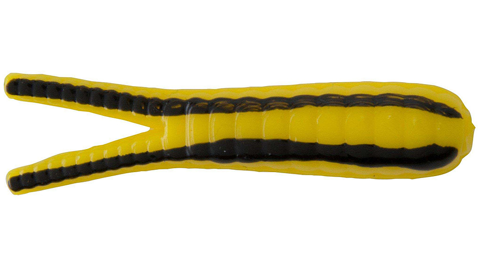 Johnson Beetle Spin, Value Pack, Yellow/Blakc Stripe, 2in, 1/4oz, 2 Pack, Yellow/Black Stripe, 1062263