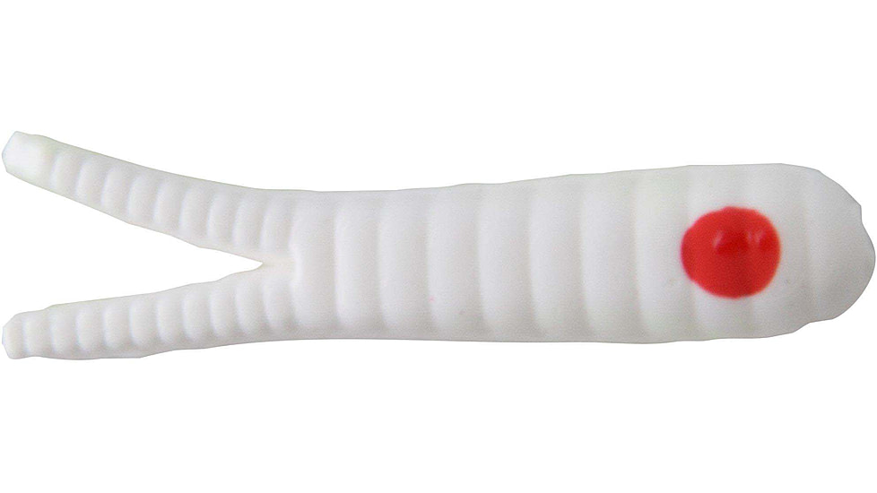 Johnson Beetle Spin, Value Pack, 2in, 1/4oz, 2 Pack, White Red Dot, 1062261