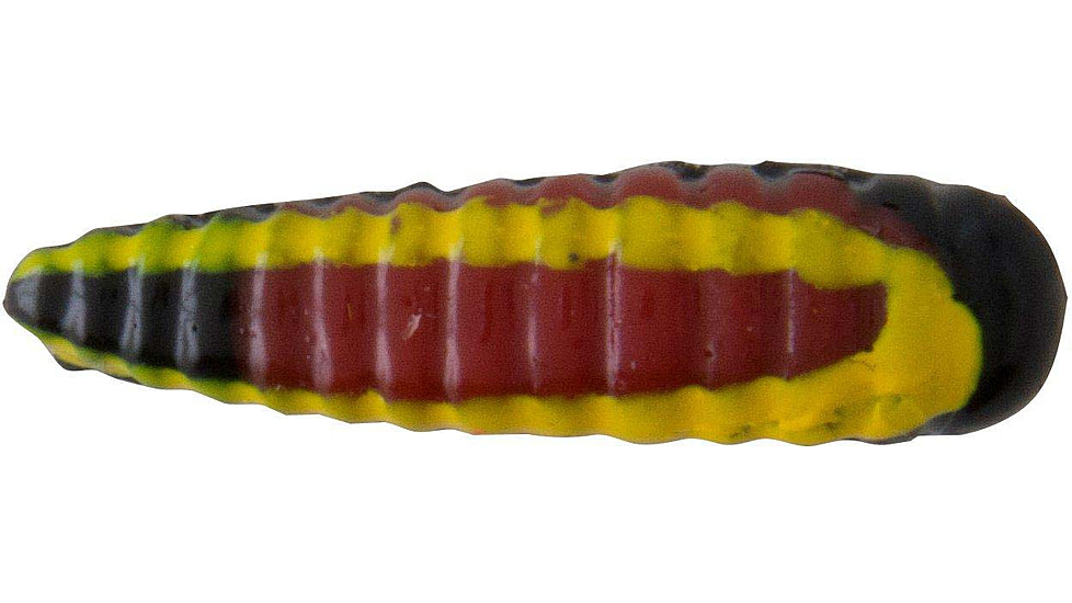 Johnson Jig, Nickel Blade, 1in, 1/32oz, 4 Pack, Black Yellow Stripe/Red Belly, 1119421
