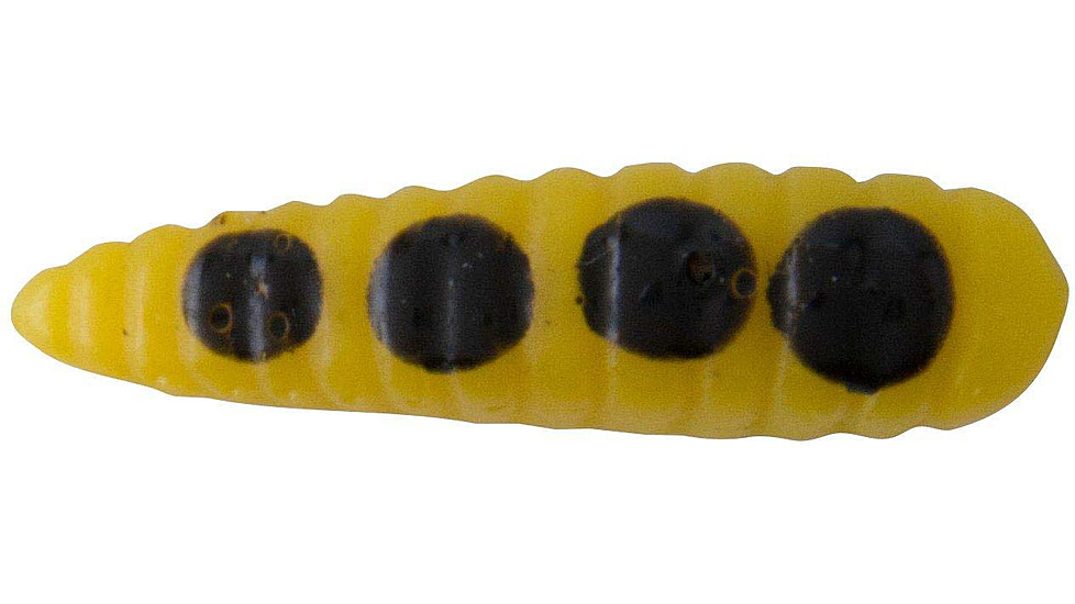 Johnson Jig Nickel Blade, 1in, 1/32oz, 4 Pack, Yellow/Black Spots, 1119418