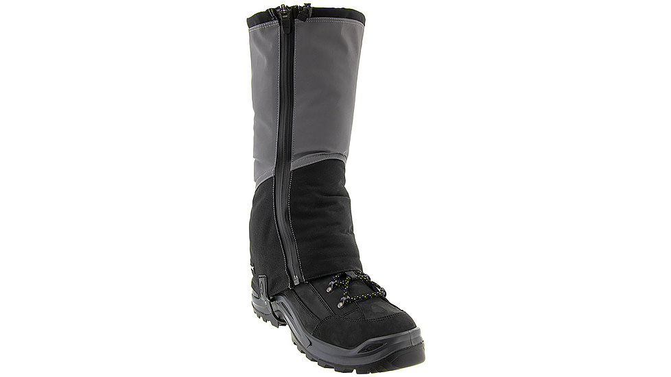 Kahtoola NAVA GTX Tall Gaiters, Grey/Black, Large, KT08009