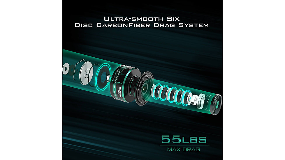 Kast King Kapstan Elite High Speed Saltwater Spinning Reel, 6.2:1, 13.9oz, KKRLSPNKPEHSS30