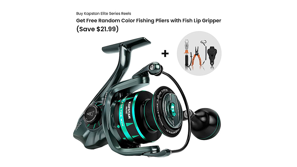 Kast King Kapstan Elite High Speed Saltwater Spinning Reel, 6.2:1, 13.9oz, KKRLSPNKPEHSS30