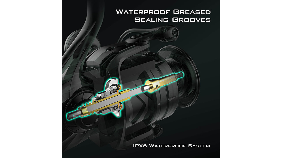 Kast King Kapstan Elite High Speed Saltwater Spinning Reel, 6.2:1, 13.9oz, KKRLSPNKPEHSS30