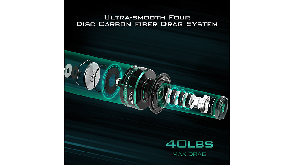 Kast King Kapstan Elite High Speed Saltwater Spinning Reel, 6.2:1, 13.9oz, KKRLSPNKPEHSS30