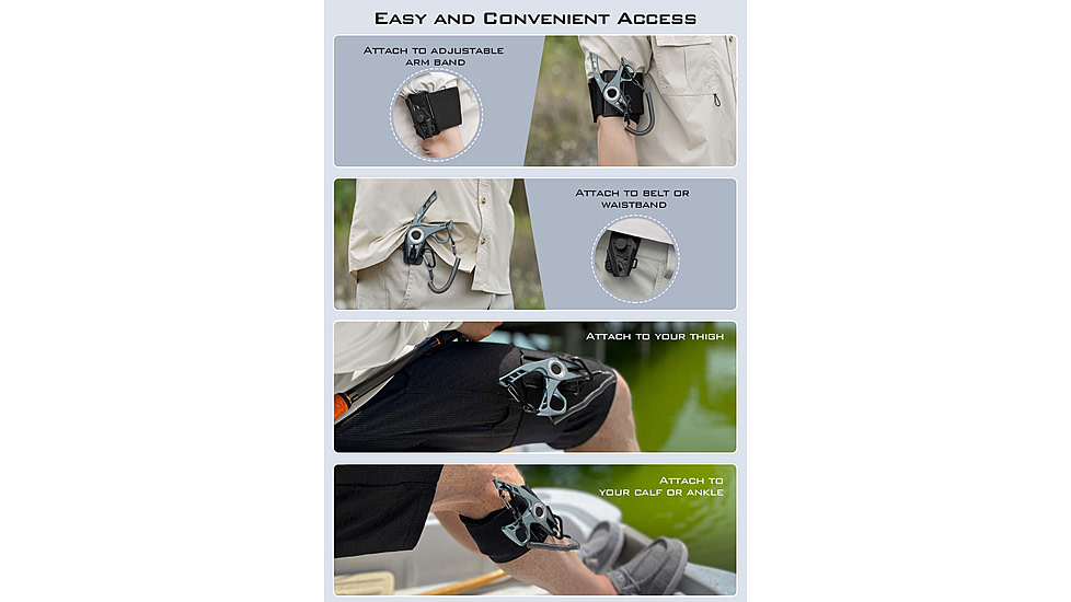 Kast King Micro Gila Plier, Burnt Orange, 6in, KKTATLSPLR6SALMIGIBT