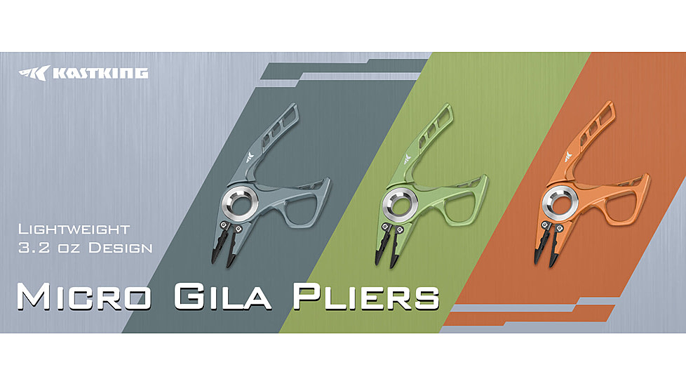 Kast King Micro Gila Plier, Burnt Orange, 6in, KKTATLSPLR6SALMIGIBT