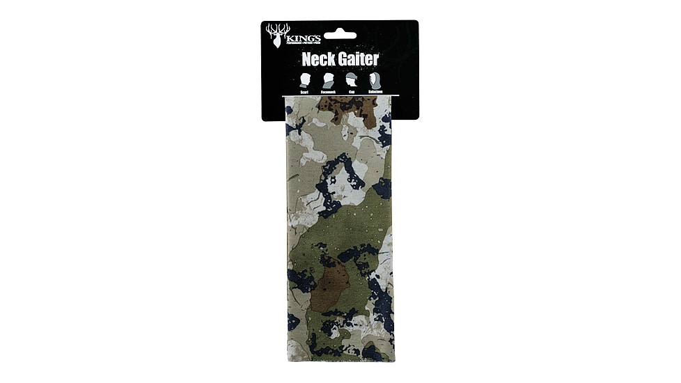Kings Camo Head &amp; Neck Gaiter, XK7, OSFM, KCG1705-XK7