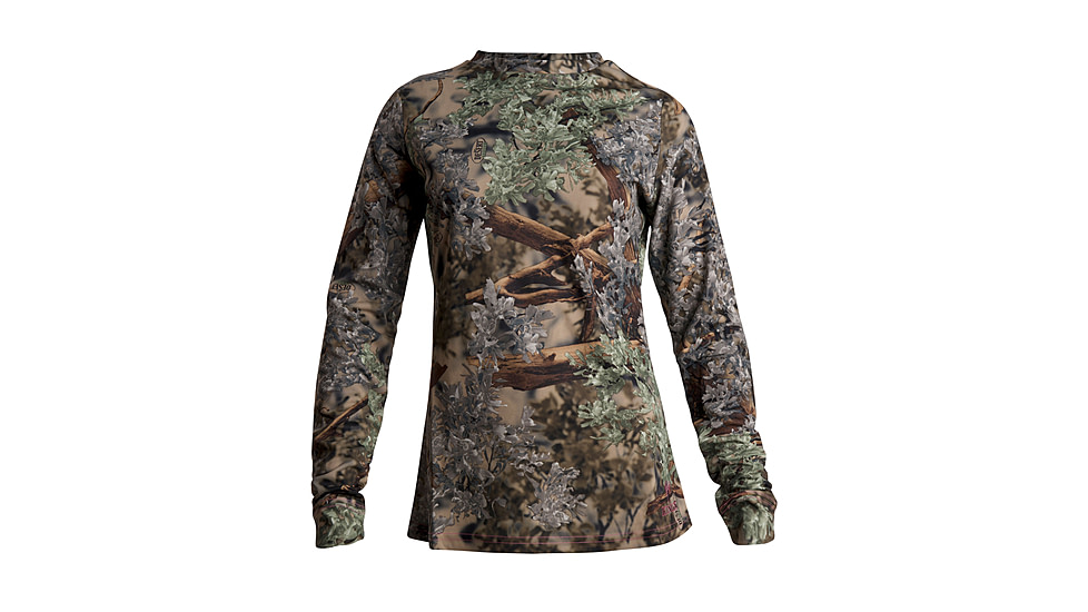 Kings Camo Hunter Long Sleeve Tee, Ladies, Desert Shadow, Small, KCL2130-DS-S