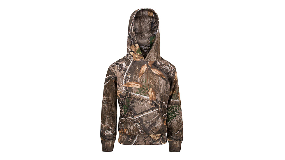 Kings Camo Kids Hoodie, Realtree Edge, Large, KCK215-RE-L
