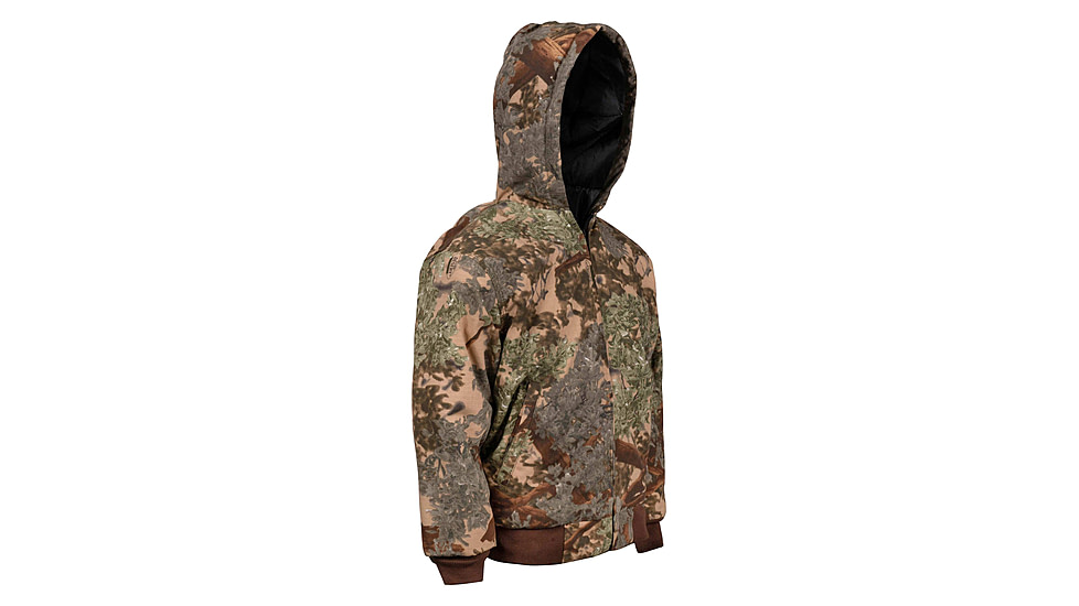 Kings Camo Kids Insulated Hooded Jacket, Desert Shadow, Small, KCK220-DS-S