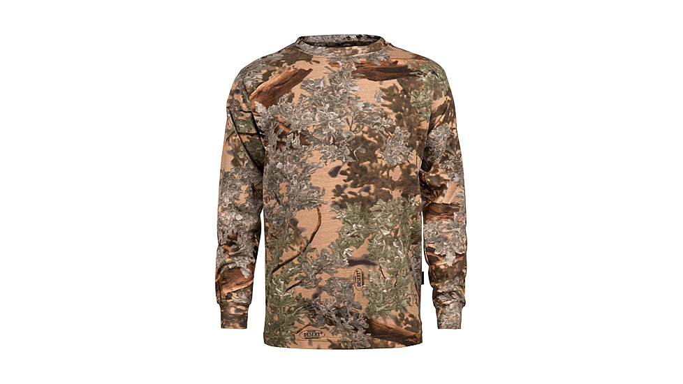 Kings Camo Kids Long Sleeve Tee, Desert Shadow, Small, KCK204-DS-S
