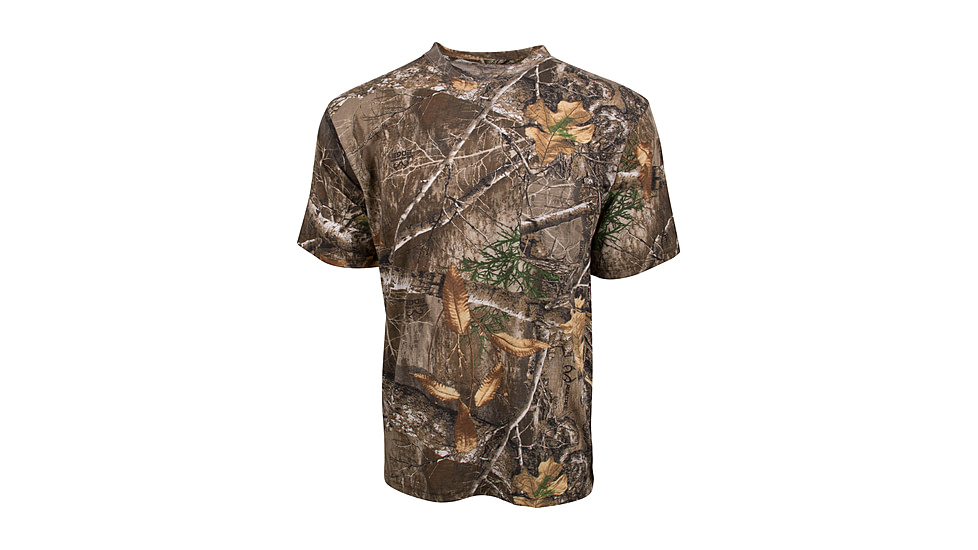 Kings Camo Mens ClaShort Sleeveic Short Sleeve Tee, Realtree Edge, Medium, KCB103-RE-M