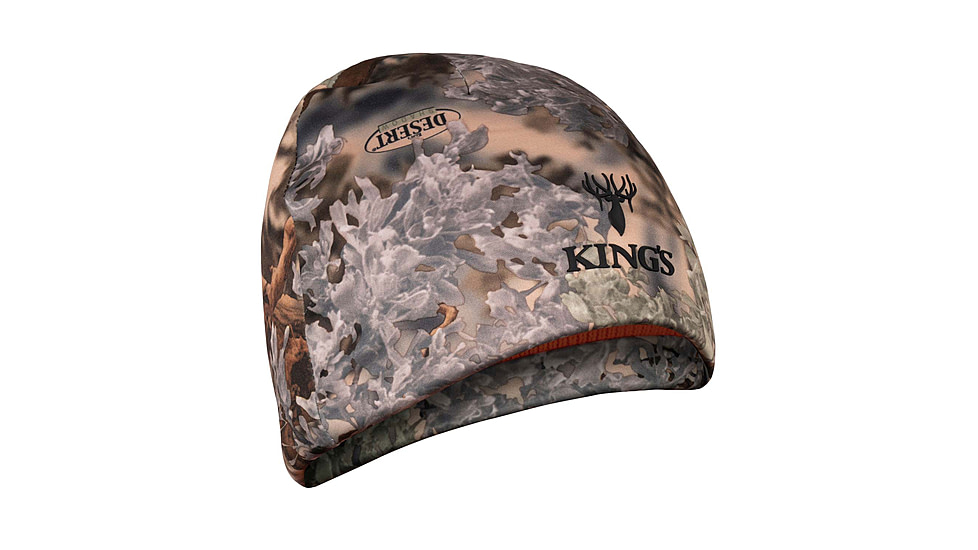 Kings Camo Reversible Beanie Blaze to DS, Desert Shadow, One Size, KCG3003-DS