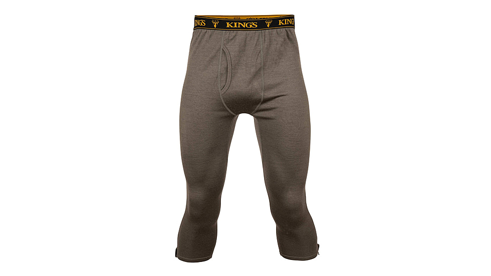 Kings Camo XKG Foundation 260 Zip Off Merino Bottom Baselayer - Mens, Olive, Extra Large, XKG4104-OLV-XL