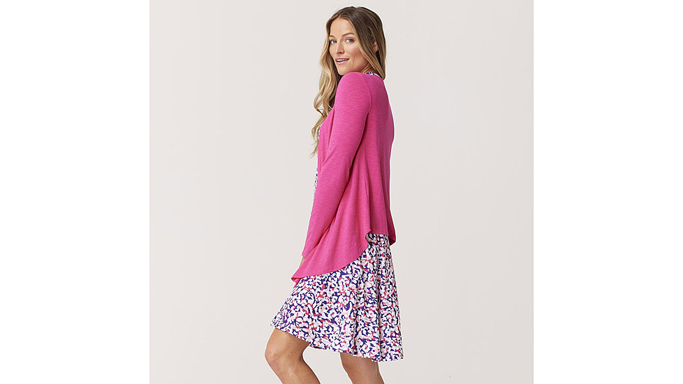 Krimson Klover Breezy Cardigan - Womens, Flamingo, Large, S24406-640-L