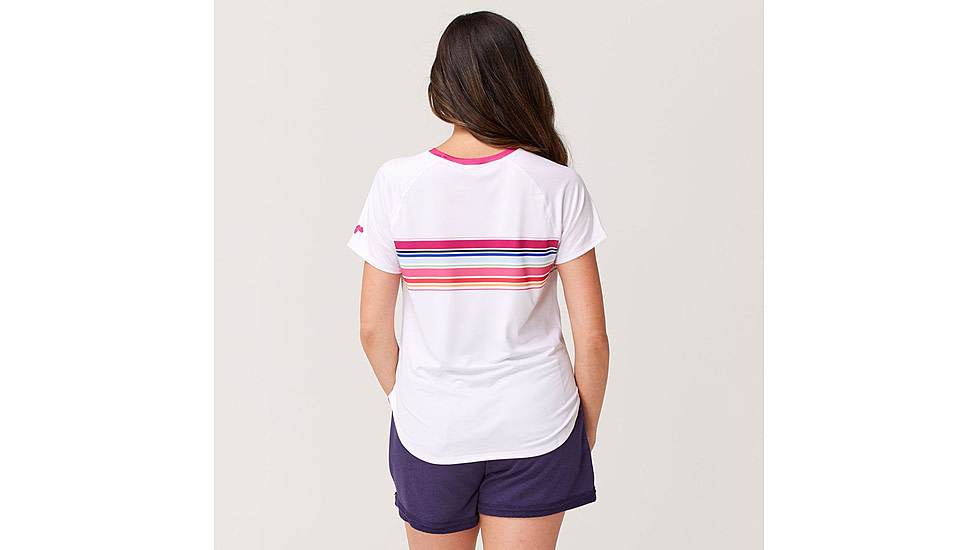 Krimson Klover Tori Short Sleeve Sunshirt - Womens, Multi Stripe, Extra Small, S24601-942-XS