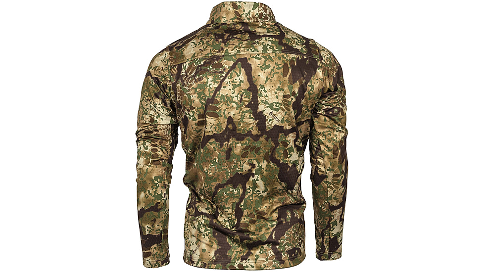 Kryptek Arma 1/2 ZIP Shirt - Mens, Obskura Transitional, L, 23ARMZTS5