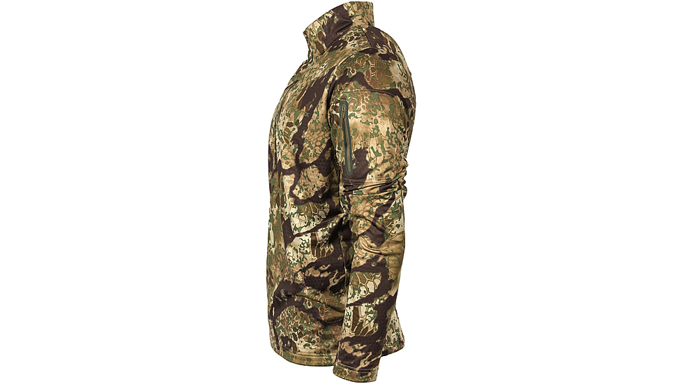 Kryptek Arma 1/2 ZIP Shirt - Mens, Obskura Transitional, L, 23ARMZTS5