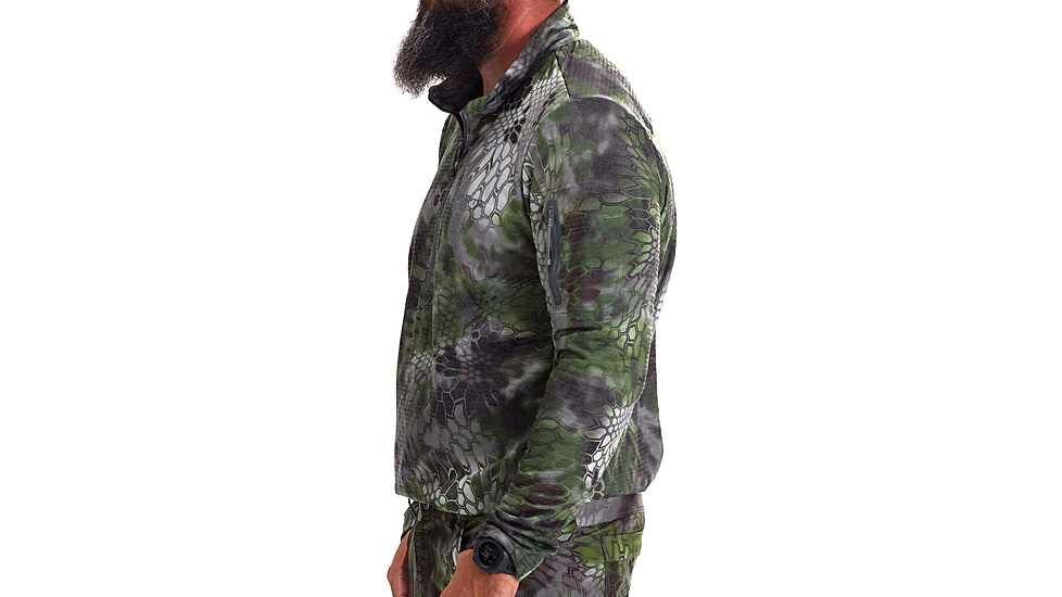 Kryptek Arma Fleece 1/2 Zip Shirt - Mens, ALTITUDE, L, 19ARMZA5