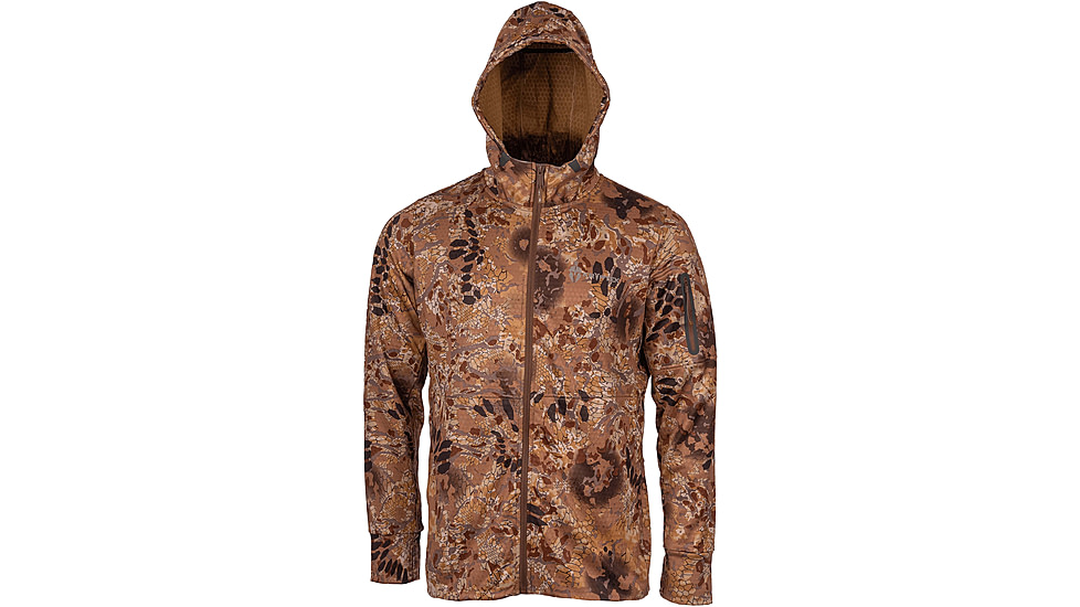Kryptek Arma Full Zip Hoodie - Mens, FLYWAY, 2XL, 23ARMFZHFLY7