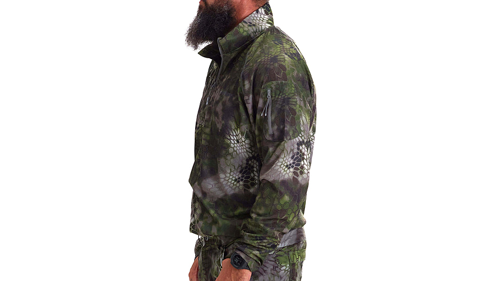 Kryptek Arma Tech 1/2 Zip Shirt - Mens, ALTITUDE, M, 19ARMTZA4